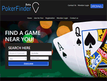 Tablet Screenshot of pokerfinder.net